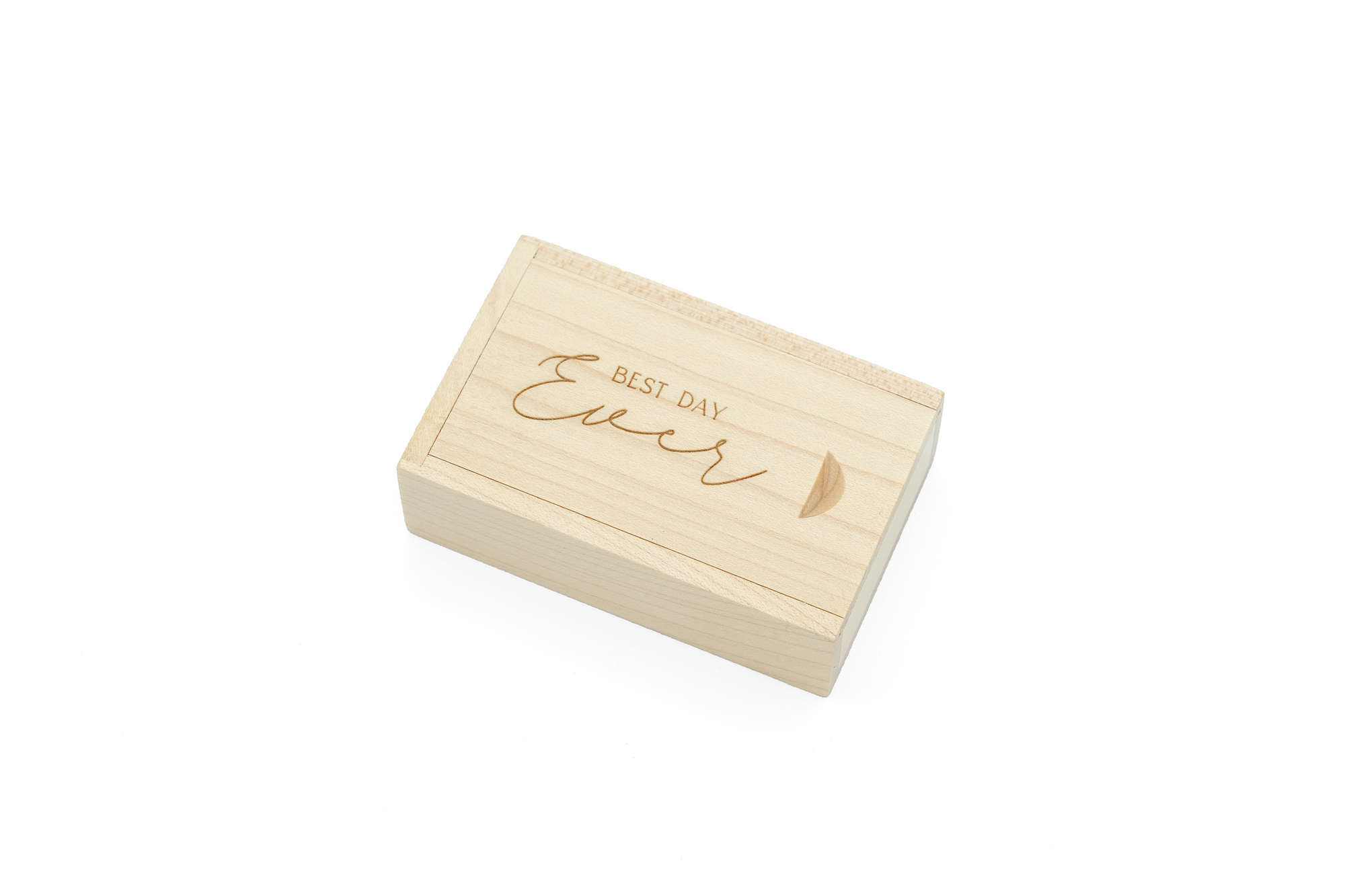 "Best Day Ever" Maple Box + USB
