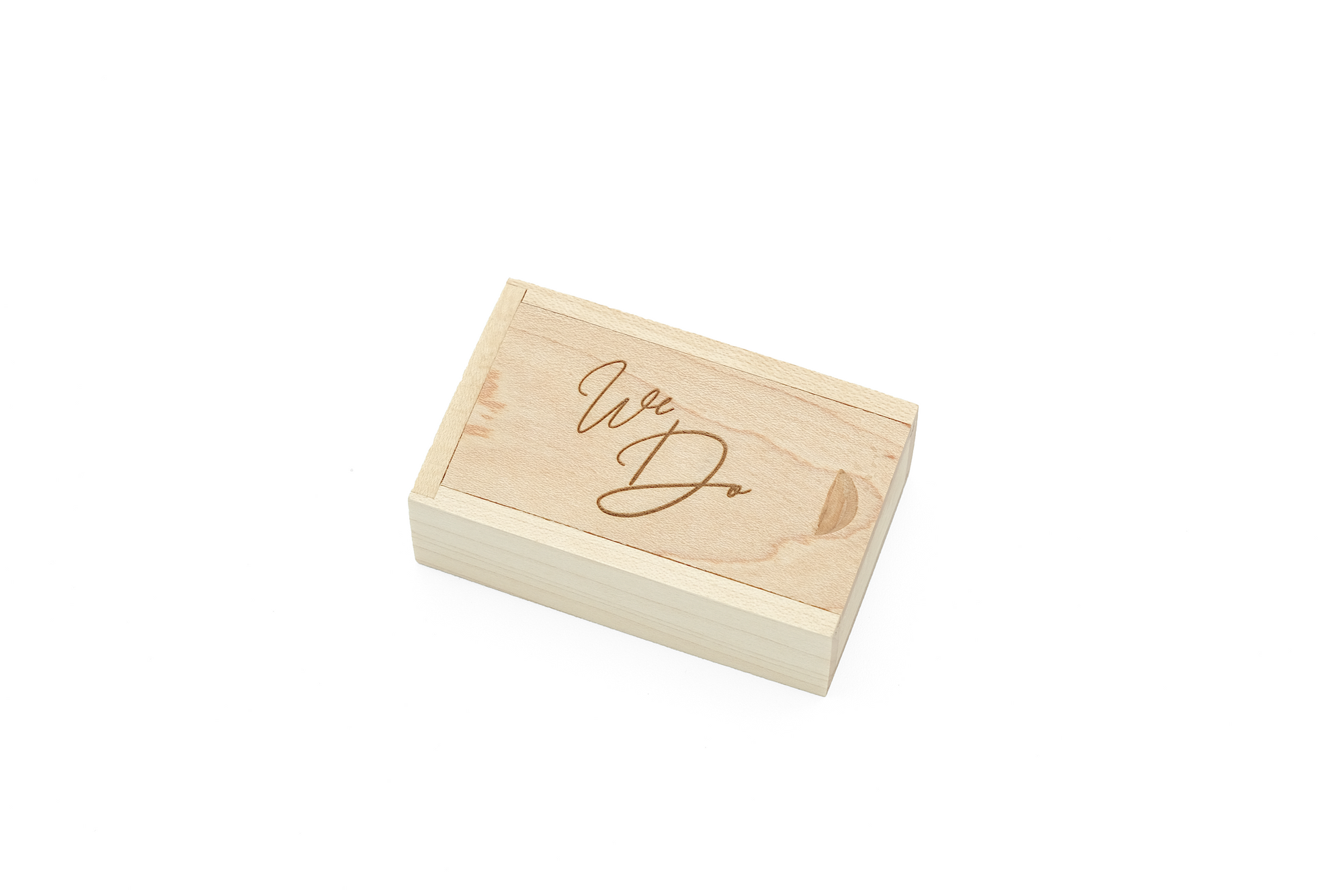 "We Do" Maple Box + USB
