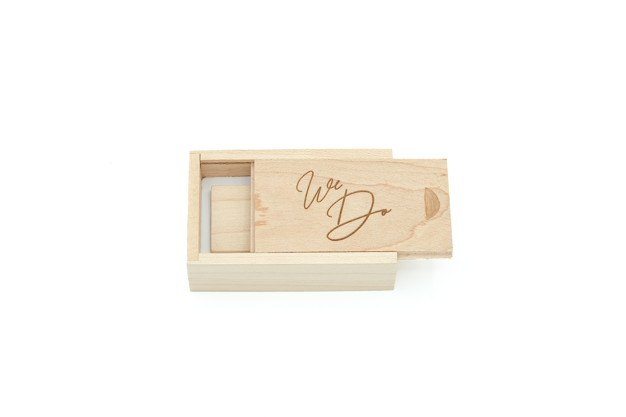 "We Do" Maple Box + USB