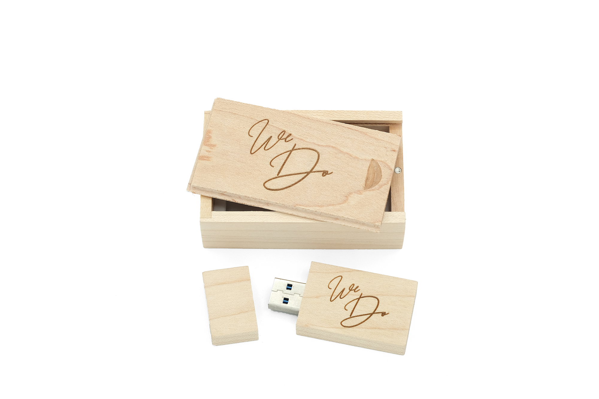 "We Do" Maple Box + USB