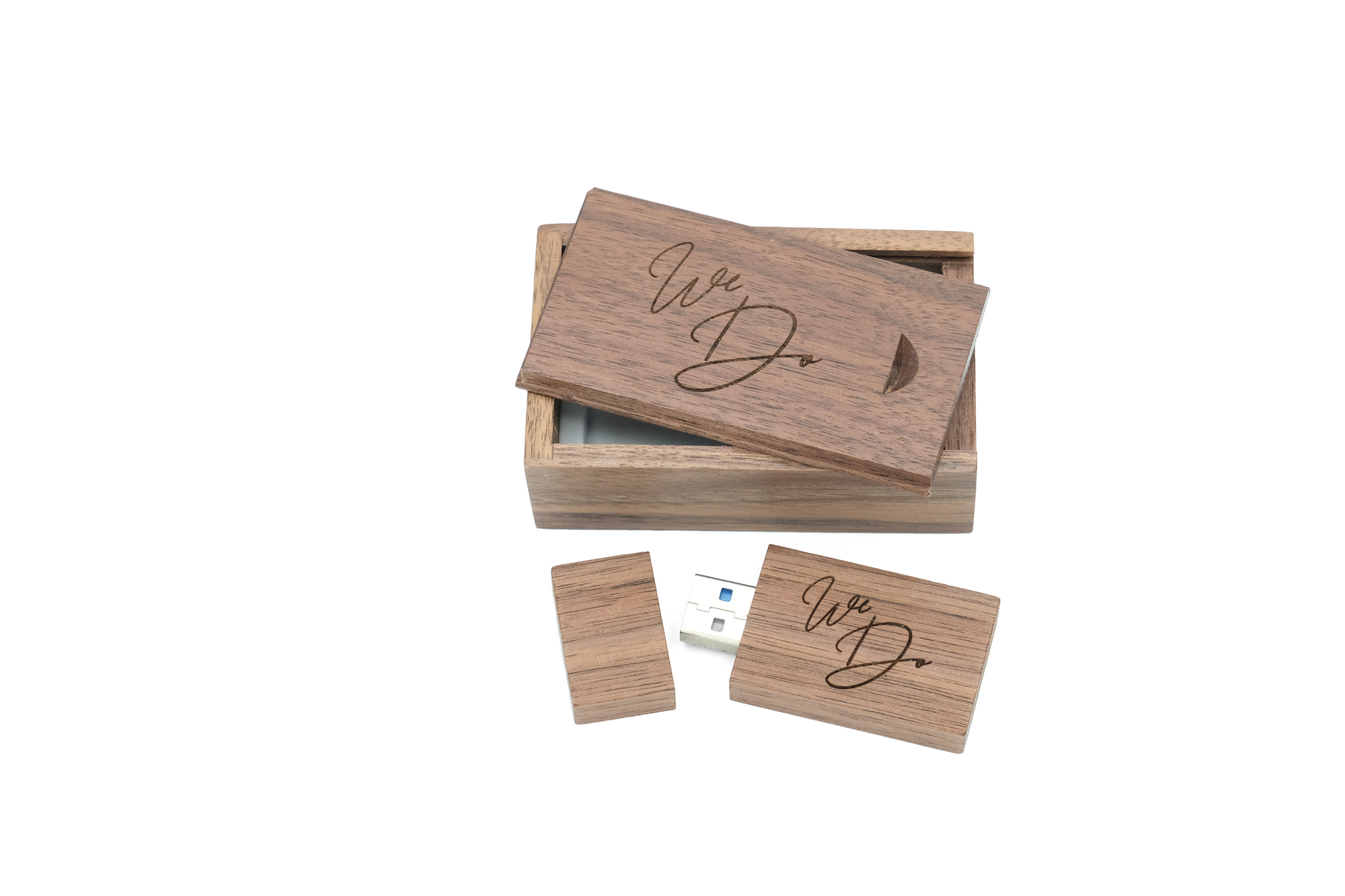 "We Do" Walnut Box + USB