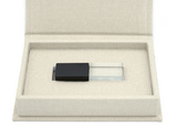 Black "Our Wedding" Linen box + USB