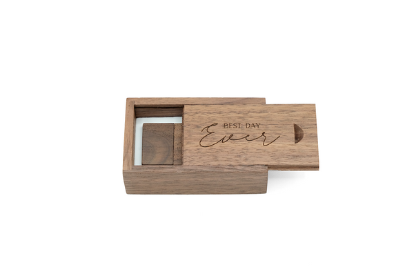 "Best Day Ever" Walnut Box + USB