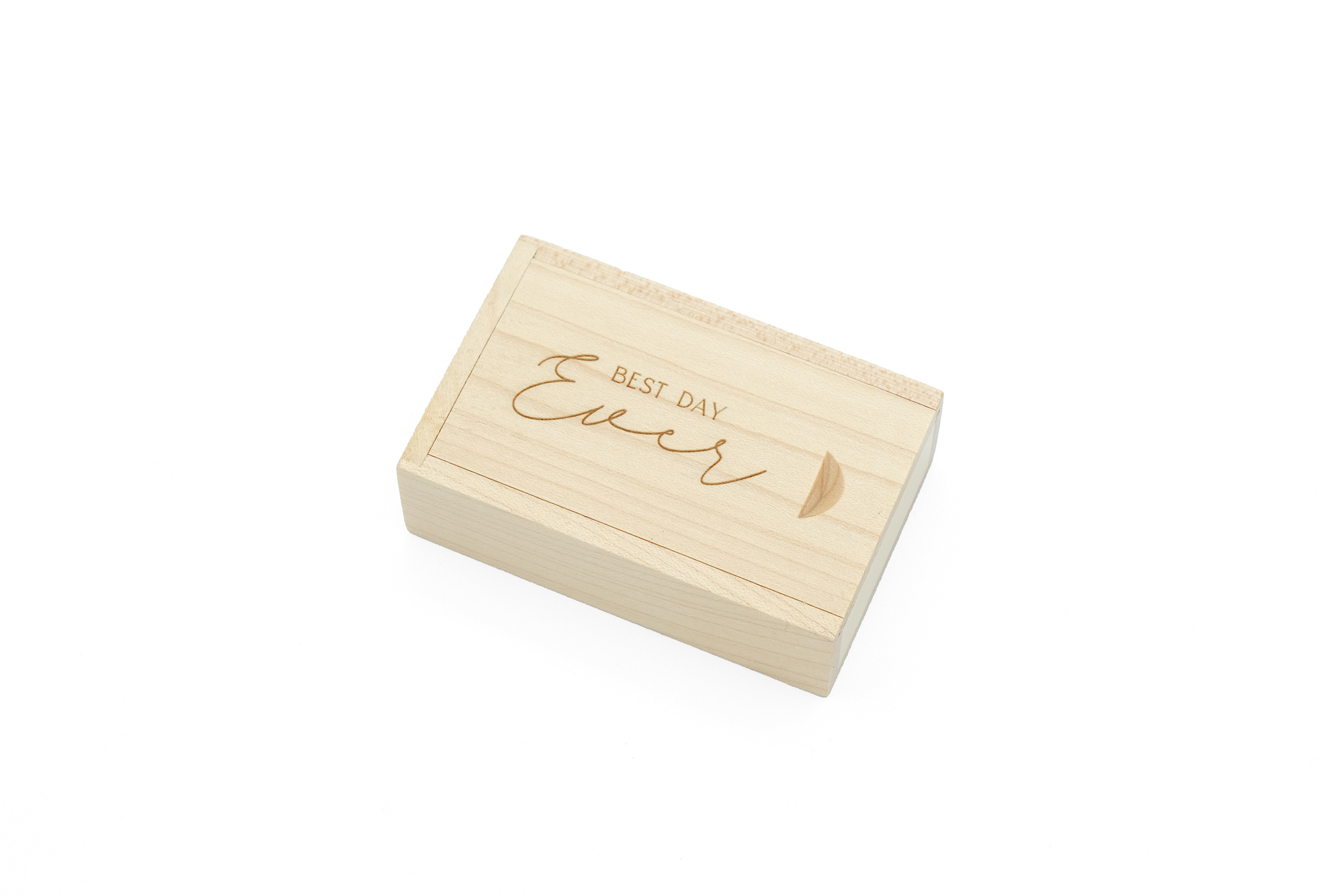 &quot;Best Day Ever&quot; Maple Box + USB